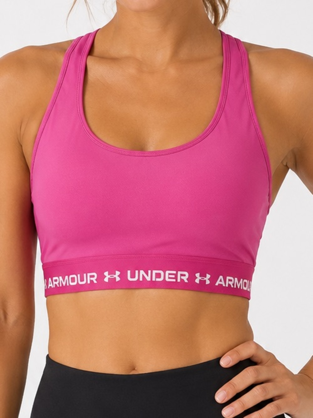 Under Armour Women's Vibrant Pink Sports Bra